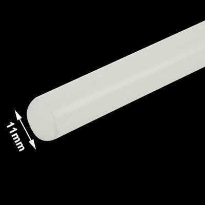 10 pratici stick di colla a caldo bianchi trasparenti, dimensioni: 270 x 11 mm (10 pezzi in una confezione, il prezzo è per 10 pezzi), 270 x 11mm