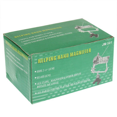 Lente d'ingrandimento manuale, supporto per saldatore manuale che aiuta lo strumento di saldatura con ingrandimento ottico 2x, 2X