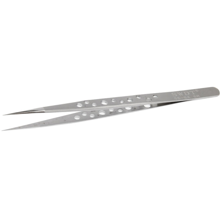 High hardness anti-magnetic and anti-acid steel straight tweezers, Straight Head