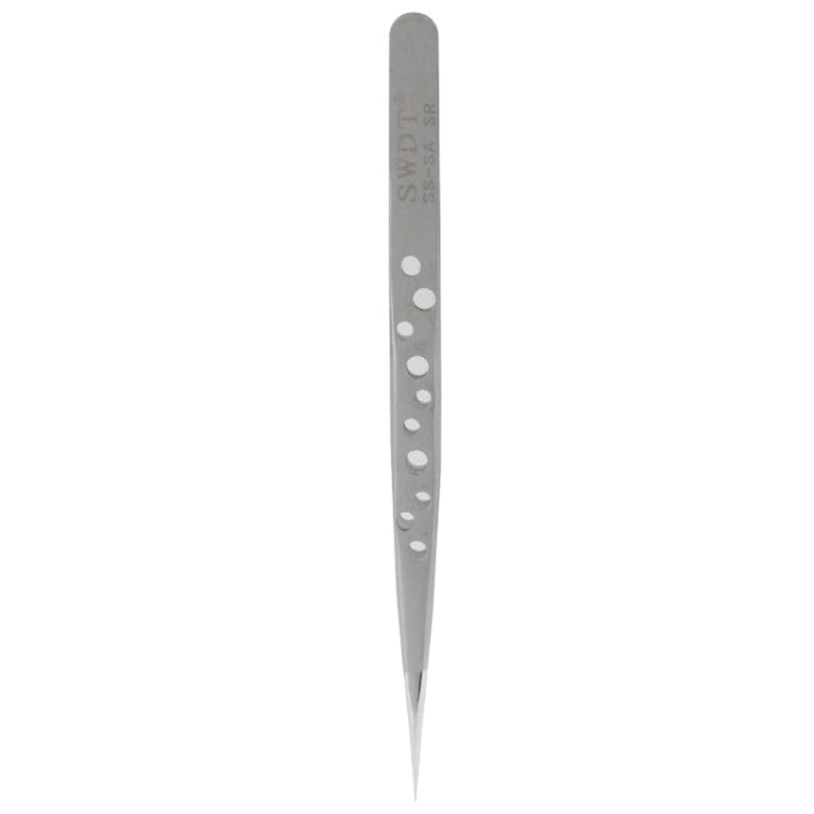 High hardness anti-magnetic and anti-acid steel straight tweezers, Straight Head