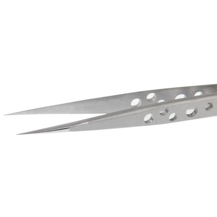 High hardness anti-magnetic and anti-acid steel straight tweezers, Straight Head