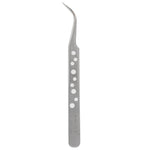 Pinzette curve in acciaio antimagnetico antiacido ad alta durezza, Curved Head