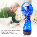 Ventola portatile con spray d'acqua rinfrescante 29cm