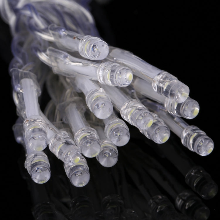 Per feste di Natale, flash a 2 modalità con 20 LED, alimentato a batteria, 2m Warm White, 2m  White Light