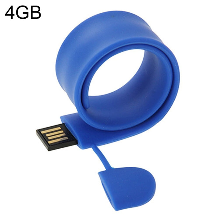 Bracciale in silicone Flash Disk USB con memoria da 4 GB, 4GB, 4GB (Orange), 4GB (Pink), 4GB (Purple)