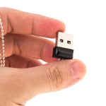 Mini chiavetta USB da 8 GB con catena per PC e laptop, 8GB