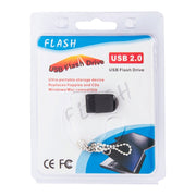Mini chiavetta USB da 8 GB con catena per PC e laptop, 8GB