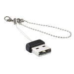 Mini chiavetta USB da 16 GB con catena per PC e laptop, 16GB