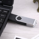 Disco flash USB 2.0 Twister da 64 GB (nero), 64GB/Black