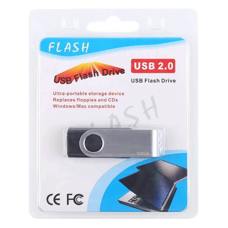 Disco flash USB 2.0 Twister da 128 GB (nero), 128GB/Black