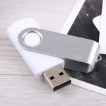 Disco flash USB 2.0 Twister da 16 GB (bianco), 16GB/White
