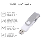 Disco flash USB 2.0 Twister da 32 GB (bianco), 32GB/White