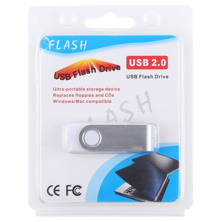 Disco flash USB 2.0 Twister da 32 GB (bianco), 32GB/White
