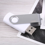 Disco flash USB 2.0 Twister da 64 GB (bianco), 64GB/White