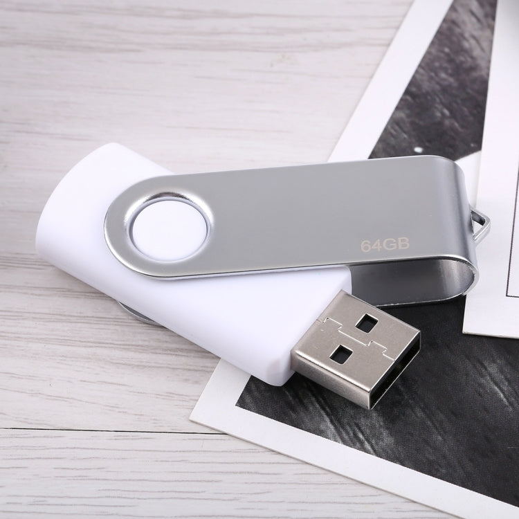 Disco flash USB 2.0 Twister da 64 GB (bianco), 64GB/White