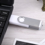 Disco flash USB 2.0 Twister da 64 GB (bianco), 64GB/White