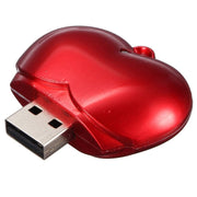 Disco flash USB stile cuore da 2 GB, 2GB