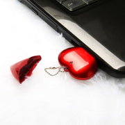 Disco flash USB da 4 GB in stile cuore, 4GB