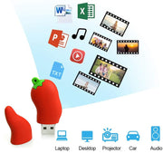 Disco flash USB da 16 GB a forma di peperoncino, 16GB