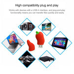 Disco flash USB da 16 GB a forma di peperoncino, 16GB