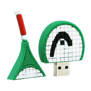 Disco flash USB a forma di racchetta da tennis (8 GB), 2GB, 4GB, 8GB
