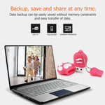 Disco flash USB 2.0 in silicone 2GB a forma di zampa