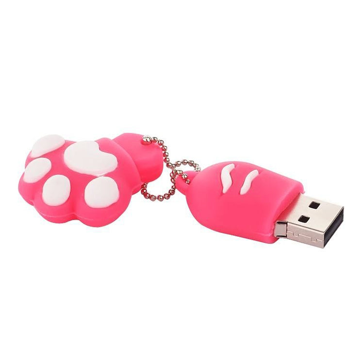 Disco flash USB 2.0 in silicone 8 GB forma zampa orso