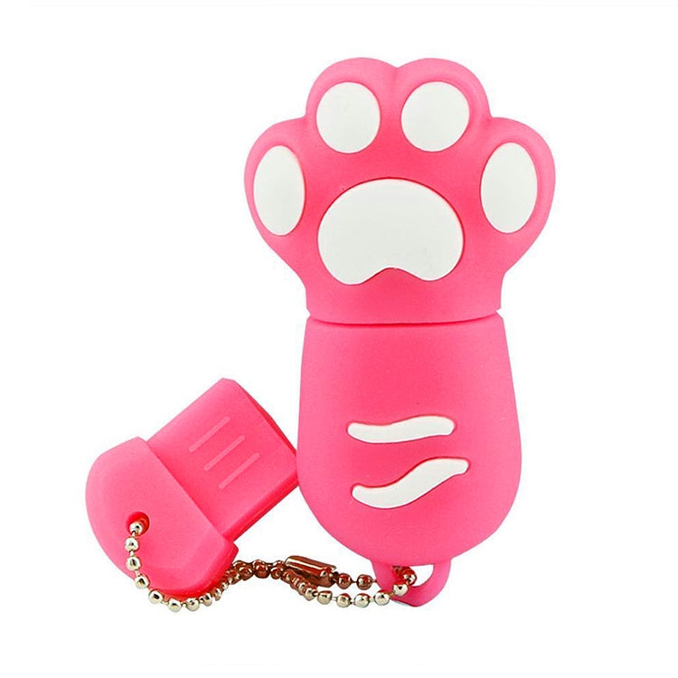 Disco flash USB 2.0 in silicone 8 GB forma zampa orso
