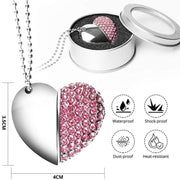 Disco flash USB per gioielli con diamanti a forma di cuore, speciale per i regali di San Valentino, 2GB, 4GB, 8GB, 16GB