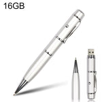 Disco flash USB stile penna laser 3 in 1, argento (16 GB), 16GB (Silver)