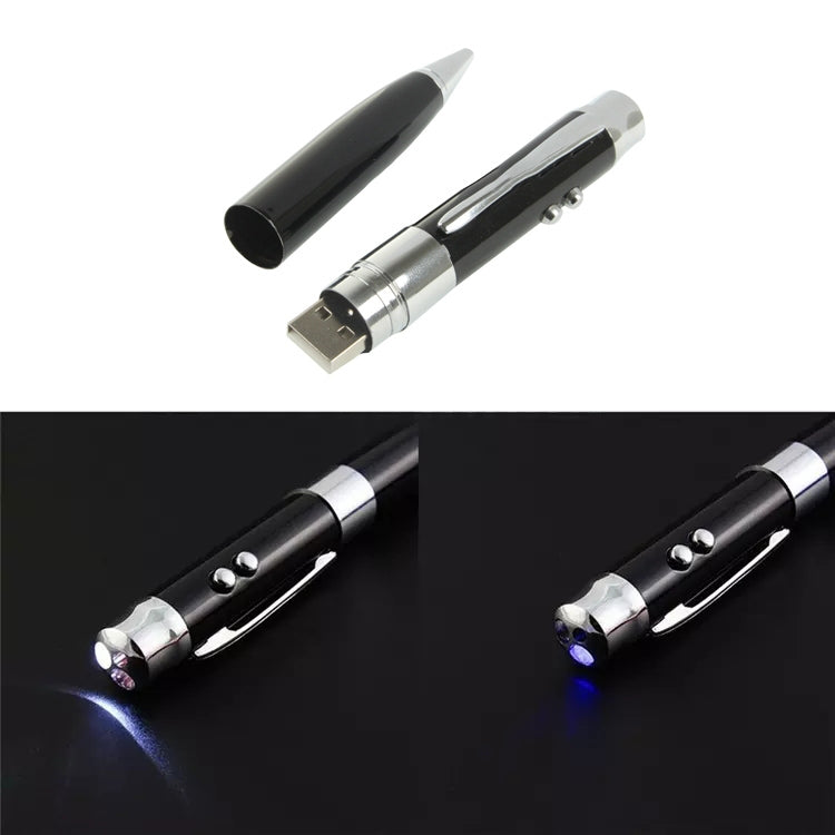Disco flash USB stile penna laser 3 in 1, argento (16 GB), 2GB (Silver), 4GB (Silver), 8GB (Silver), 16GB (Silver), 2GB (Black), 4GB (Black), 8GB (Black), 16GB (Black)