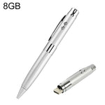 Disco flash USB stile penna laser 3 in 1, argento (16 GB), 2GB (Silver), 4GB (Silver), 8GB (Silver), 16GB (Silver), 2GB (Black), 4GB (Black), 8GB (Black), 16GB (Black)