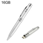 Disco flash USB stile penna laser 3 in 1, argento (16 GB), 2GB (Silver), 4GB (Silver), 8GB (Silver), 16GB (Silver), 2GB (Black), 4GB (Black), 8GB (Black), 16GB (Black)