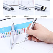 Disco flash USB stile penna 2 in 1, nero, 2GB (Silver), 4GB (Silver), 8GB (Silver), 16GB (Silver), 32GB (Silver), 2GB (Black), 4GB (Black), 8GB (Black), 16GB (Black), 32GB (Black)