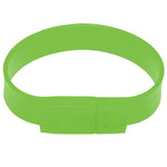 Disco flash USB 2.0 per braccialetti in silicone da 2 GB, 2GB (Green)
