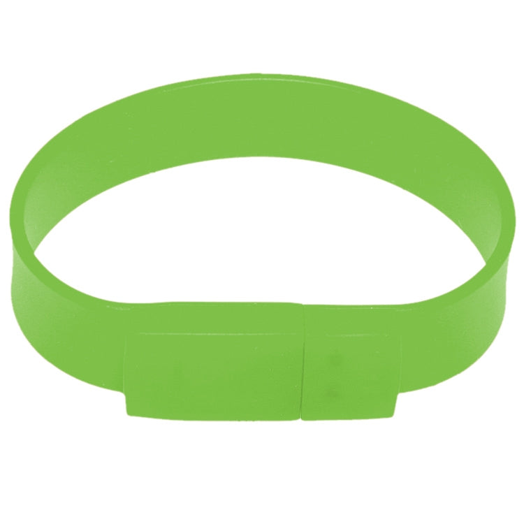 Disco flash USB 2.0 per braccialetti in silicone da 2 GB, 2GB (Green)