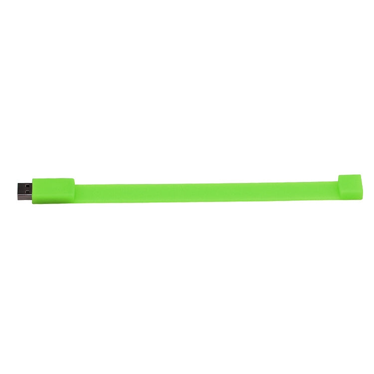 Disco flash USB 2.0 per braccialetti in silicone da 2 GB, 2GB (Green)