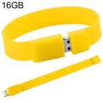 Disco flash USB 2.0 16 GB per braccialetti in silicone