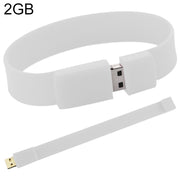 Disco flash USB 2.0 per braccialetti in silicone da 2 GB, 2GB
