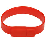 Disco flash USB 2.0 per braccialetti in silicone da 4 GB, 4GB