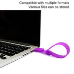 Disco flash USB 2.0 per braccialetti in silicone da 4 GB, 4GB