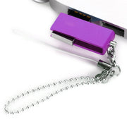 Mini disco flash USB ruotabile, viola, 2GB (Red), 4GB (Red), 8GB (Red), 16GB (Red), 32GB (Red), 2GB (Green), 4GB (Green), 8GB (Green), 16GB (Green), 32GB (Green), 2GB, 4GB, 8GB, 16GB, 32GB