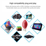 Disco flash USB stile rugby