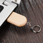 Disco flash USB in legno da 8 GB USB 2.0