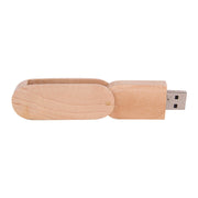 Disco flash USB in materiale legno da 8 GB, S-FD-1151A, S-FD-1151B, S-FD-1151C