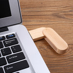 Disco flash USB in materiale legno da 8 GB, S-FD-1151A, S-FD-1151B, S-FD-1151C