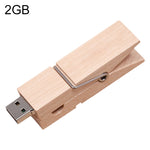Disco flash USB stile clip in legno da 4 GB, 2GB, 4GB, 8GB