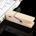 Disco flash USB stile clip in legno da 4 GB, 2GB, 4GB, 8GB