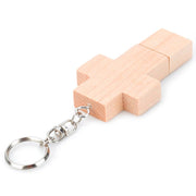 Disco flash USB stile croce di legno da 8 GB, 2GB, 4GB, 8GB