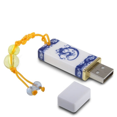 Chiavetta USB da 8 GB serie Porcellana Blu e Bianca, S-FD-1185A, S-FD-1185B, S-FD-1185C